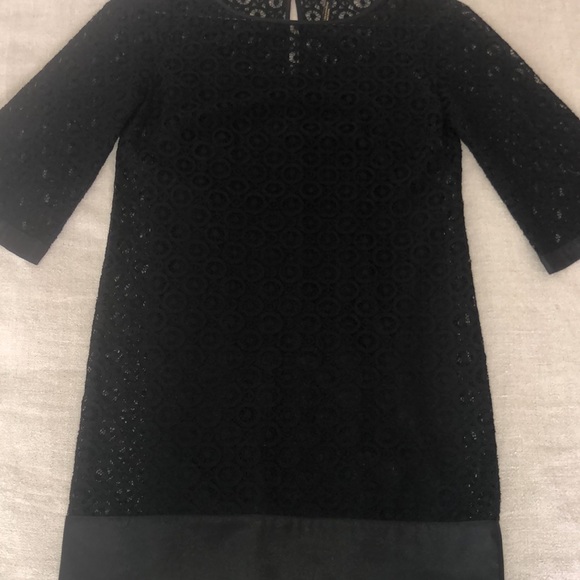 Laundry by Shelli Segal Black Lace Tunic Style Dress size 2 - Picture 6 of 12